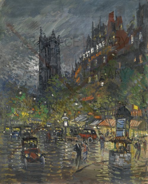 Image no. 3765: La Tour Saint Jacques (Konstantin Korovin), code=S, ord=0, date=early 20th century