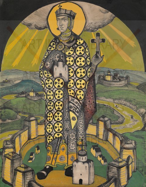 Image no. 3818: St Olga. (Nicholas Roerich), code=S, ord=0, date=1915