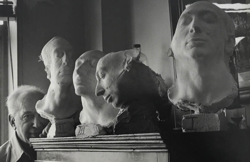 Image no. 237: Self Portrait with Masks (Andre Kertesz), code=S, ord=400, date=1976