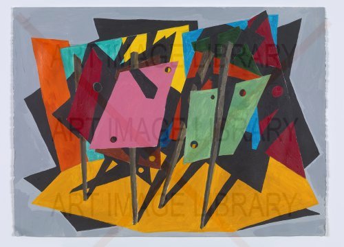 Image no. 4917: Untitled: Set 8 (hoardings) (Phyllida Barlow), code=S, ord=0, date=2020