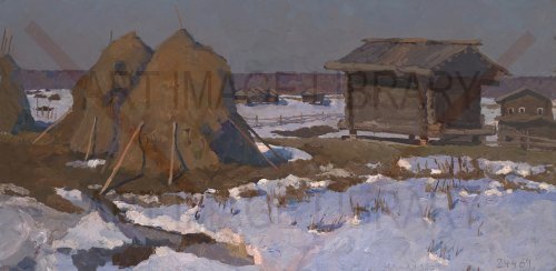 Image no. 3855: Haystacks and Barns, Shily... (Vladimir Stozharov), code=S, ord=0, date=1969