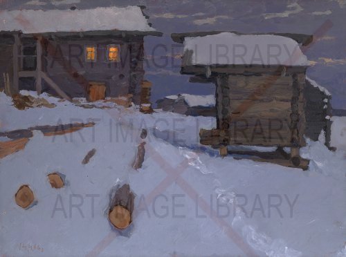 Image no. 3862: Evening. The Lights Are On (Vladimir Stozharov), code=S, ord=0, date=1966