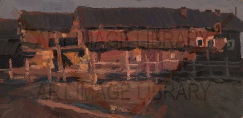 Image no. 3864: Houses on the Riverbank, G... (Vladimir Stozharov), code=S, ord=0, date=1964