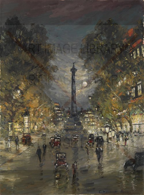 Image no. 3900: Place de la Bastille at Night (Konstantin Korovin), code=S, ord=0, date=early 20th century