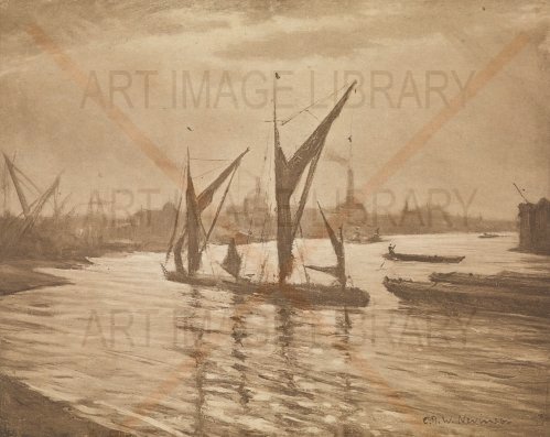 Image no. 3457: The Thames at Deptford (Christopher Richard Wynne Nevinson), code=S, ord=0, date=1930s