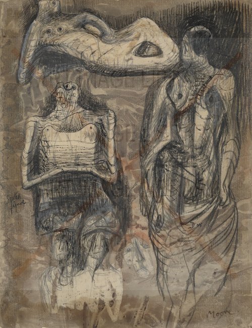 Image no. 3303: Ideas for Sculpture (Henry Moore), code=S, ord=0, date=1942