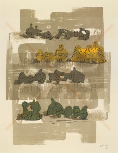 Image no. 3435: Eight Reclining Figures wi... (Henry Moore), code=S, ord=0, date=1963