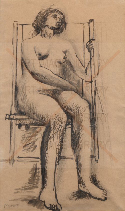 Image no. 3300: Seated Nude (Henry Moore), code=S, ord=0, date=1928