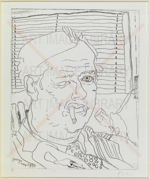 Image no. 5034: George Melly (Barry Flanagan), code=S, ord=0, date=1972